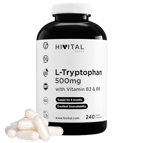 HIVITAL L-Tryptophane 500 mg, 240 gélules