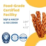 iPaw Turkey Dog Treats, SQF Certified Human Grade Dog Treat, Suitable for Training Chew, Hypoallergenic, Rawhide Alternative, Braided Stick (Duck Liver) - Image 2