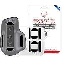 2Sets Hotline Games 3.0 Mouse Feet Skates Pads Compatible with Logitech MX Master 3 Wireless Gaming Mouse Feet Replacement (0.8mm,Smooth Glide,Durable,Pure PTFE) Professional Mice Upgrade