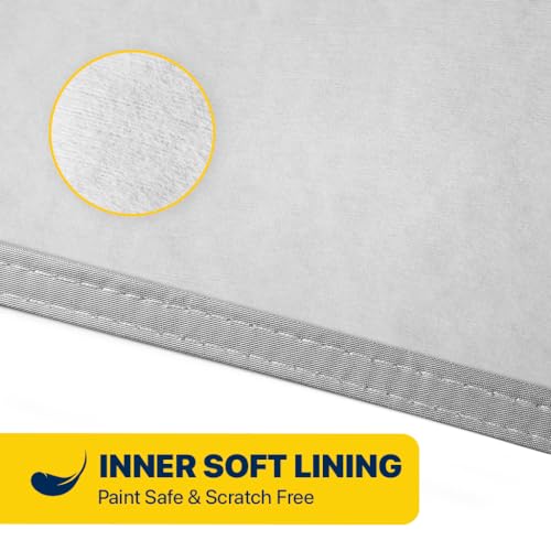 Image of Seal Skin Covers Waterproof Car Cover for Sedan, Multi-Layer PEVA with UV, Snow & Rain Protection, Windproof Straps with Lock System, Universal Fit (160 inch-169 inch L)