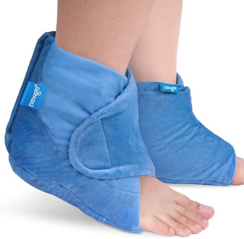 Ankle Heating Pad NEWGO Microwave Booties Heat Therapy Slippers