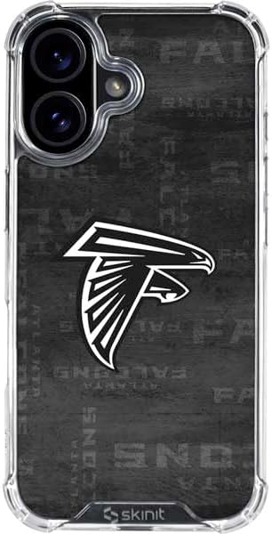 Skinit Clear Phone Case Compatible with iPhone 17 - Officially Licensed NFL Atlanta Falcons Design