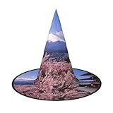 Pidgazdfgv Mount Fuji - Sombrero de Halloween de Japón para fiesta de Navidad, disfraz de cosplay para hombres y mujeres, accesorio clásico, disfraz de pelo