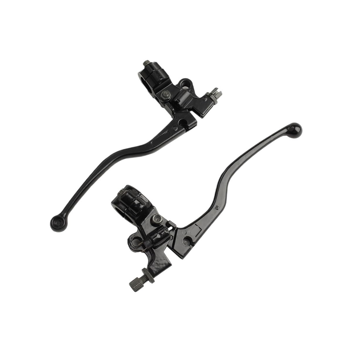 PLIQVBN Clutch Brake shafts Aluminum Alloy Black Handlebar Clutch Lever Cable Front Bra for Pit Dirt Bike Pitbike Motorcycle ATV