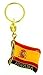 Gemelolandia Schlüsselanhänger Flagge Spanien Wellen | Originelle Geschenke | Anhänger, Manschettenknöpfe, Schlüsselanhänger und Mehr | Für Hochzeiten, Taufen und Besondere Anlässe