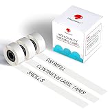 Continuous Label Maker Tape Refill, Compatible with Phomemo D30 D35 Label Printer, Non-precut Self-A
