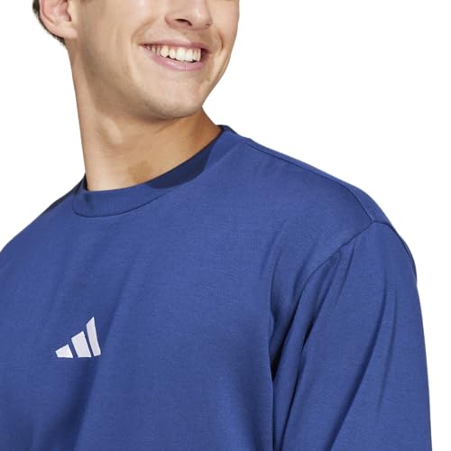 Image of adidas Mens Cotton M Feelcozy Swt Crew Neck Sweatshirt
