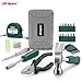 Hi-Spec Small Tool Kit Compact Set for Home and Office DIY, 25-Piece Green Mini Tool Box for Basic Household Repairs, Starter Toolkit in a Portable Toolbox Case.