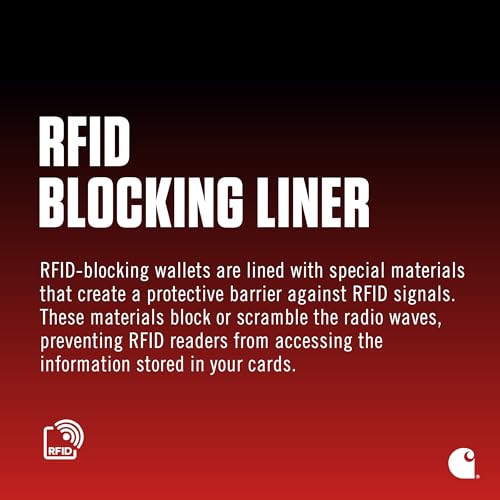 Carhartt Men's Casual Saddle Leather Wallets, Available in Multiple Styles and Colors