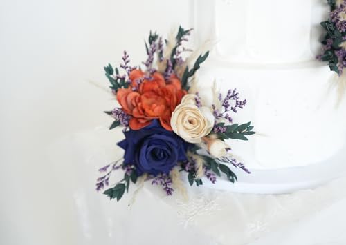 Set Adorno Floral para Torta de Boda miniatura 6