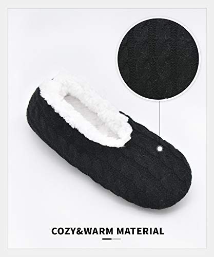 Panda Bros Slipper Socks For Women With Grippers, Fuzzy Womens Slipper Socks With Non Slip Bottoms, Cozy Warm House Slippers3