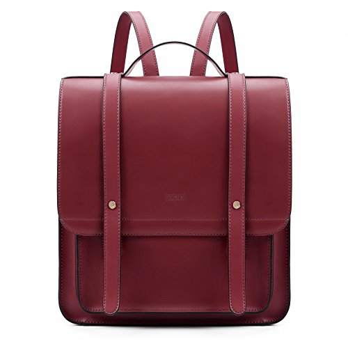 ECOSUSI Borsa Messenger Donna Borsa Laptop in PU Pelle Morbido Borsa Cartella per 14.7 Pollici Borsa a Zaino con Portafoglio,...