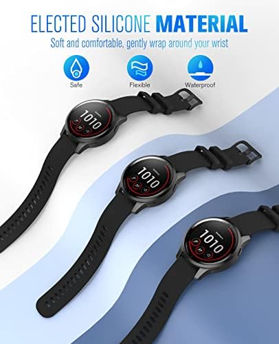 BBZ Vantage M2 Cinturino 22 Mm In Silicone Soft – Sgancio Rapido, Compatibile Con Garmin, Samsung, Huawei, Amazfit E Altri – Colori Darth Vader E First Avenger - 2