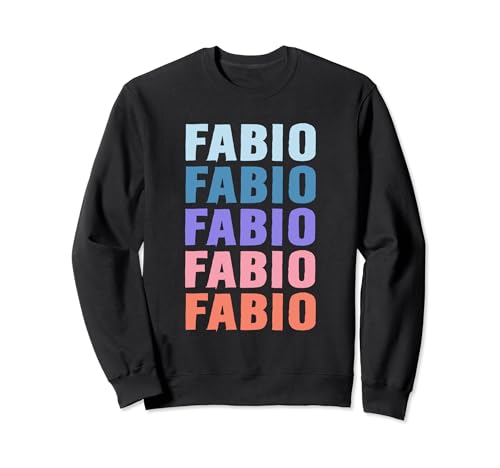 Divertido regalo nombre Fabio personalizado primer nombre Sudadera