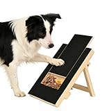 Dog Nail Scratch Board - with Treat Draw- Dog Scratch Pad for Nails – Durable Wooden Nail Filing Board with Treat Drawer (All Breeds)