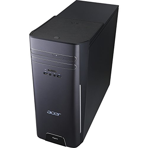acer Aspire Desktop, Intel Core i3-6100, 8GB DDR3, 2TB HDD, Windows 10 Home, AT3-710-UR51