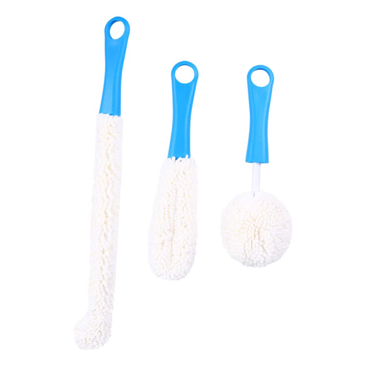Healvian 9pezzi Spazzole Per Pulizia Flessibili Per Bottiglie Multi-funzione Per Casa e Cucina Per Decanter e Bicchieri