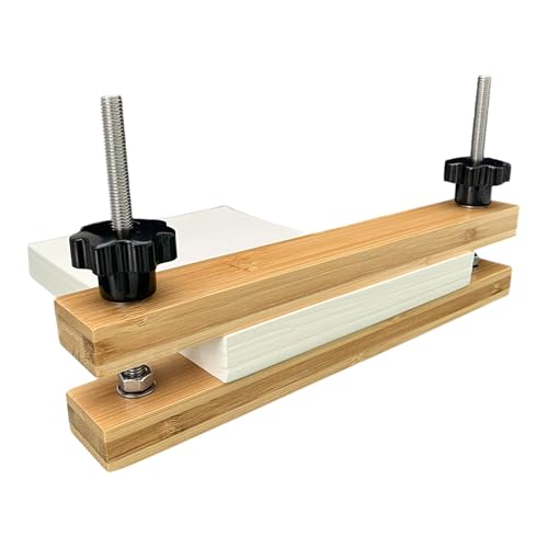 Bamboo Bookbinding Spine Press, 11 Inch Narrow Book Press for Spine Shaping and Bookbinding, for DIY Book