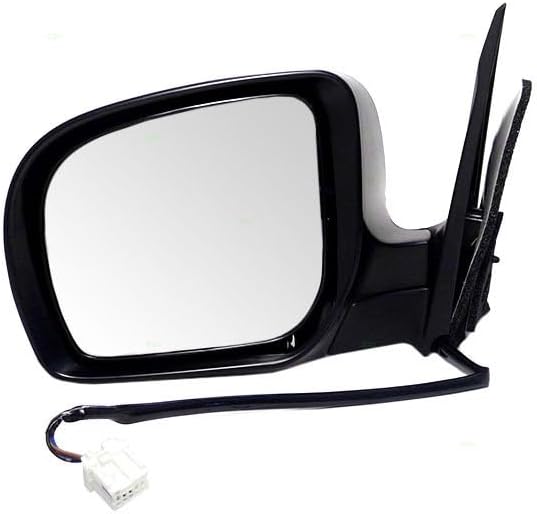 Brock Replacement Drivers Power Side View Mirror Ready-to-Paint Black Compatible with 2011-2013 Forester 91029SC460