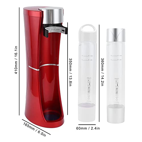 Sumoo One Touch Sparkling Water Maker Machine,Removable Soda Maker 1 Litre Reusable Bpa Free Water Bottle With Stainless Steel Casing Premium Pet Bottle Steel Finish For Making Carbonated Water #TOP2