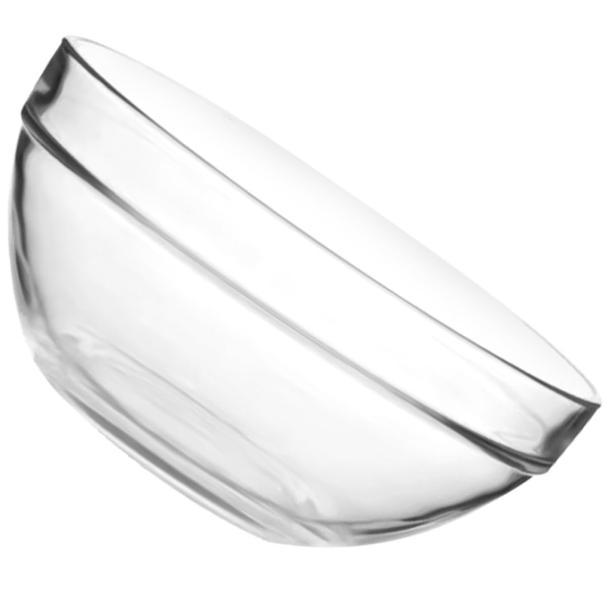 Alasum 2 Stück Durchsichtige Rührschüsseln aus Glas mit Deckel Geeignet für Salat und Essenszubereitung für Dinner Partys und Kreative Küche