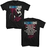 100% Baumwolle Scorpions - - Savage Amusement T-Shirt für Herren, Medium, Black