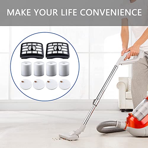 Vacuum Filter Replacement For Shark Rotator Pro Lift-Away Nv500, Nv501, Nv502, Nv503, Nv505, Nv510, Nv520, Nv552, Uv560, Compared To Part # Xff500 & Xhf500 (2 Post Filters + 4 Foam & Felt Filters) #TOP6