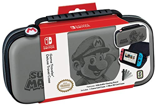 Pochette Nintendo Switch Super Mario NNS46G étui de protection rigide et rigide gris