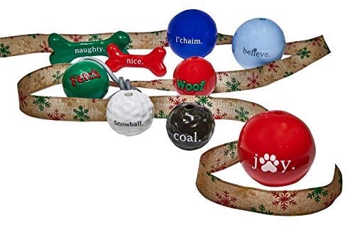 Planet Dog Orbee-Tuff Holiday L'chaim Ball Blue Treat-Dispensing Dog Toy, Large #TOP1