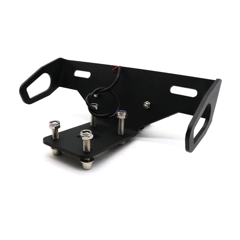 Support de plaque d'immatriculation de moto LED étanche pour Kawasaki Z1000