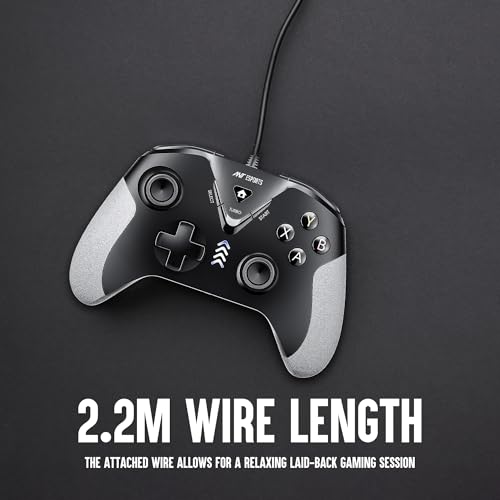Ant Esports GP165 Wired Controller with Hall Effect Magnetic Triggers for PC/PS3/Android (Black/Grey) - Image 5