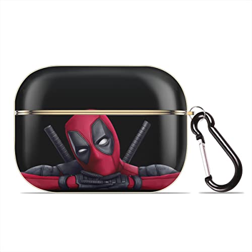 �f�b�h�v�[�� AirPods Pro �p �P�[�X �G�A�|�b�Y�v�� �p �P�[�X AirPods Pro�J�o�[ ������ ���[�P�[�X �ی�P�[�X ������� �X�g���b�v�t�� �ϏՌ� �h�o �y�� �S�ʕی� �����h�~ ���C�����X�[�d�Ή�