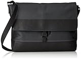 jost messenger bag Hochwertiges, beschichtetes Canvas mit Lederapplikationen