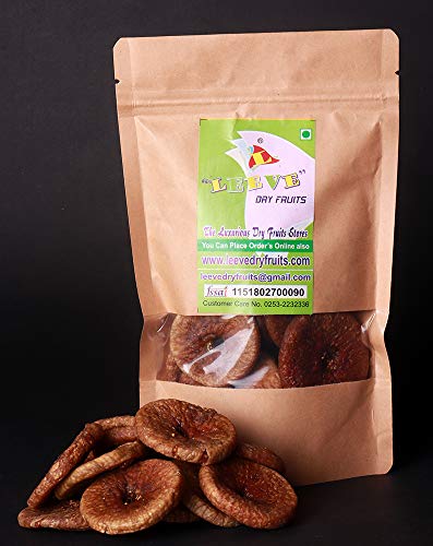 Image of Dried Figs (Anjeer) 400g | Naturally Sweet & Fiber Rich | Soft & Fresh Handpicked Dry Fruits | Healthy Snack | Leeve