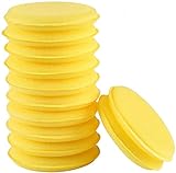 LIHAO 12x Polierschwämme Wachs Schwämme Weich Universalreiniger Waxing Schwamm für Polieren Reinigung Waschen