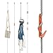 Produktbild Ropehooks  EIN cleveres Hakensystem, verwendbar als Garderobenhaken zum Aufhängen von Taschen, Jacken, als Garderobenzubehör für Geldbörsen, Kindersachen oder im Bad für Handtücher und vieles mehr