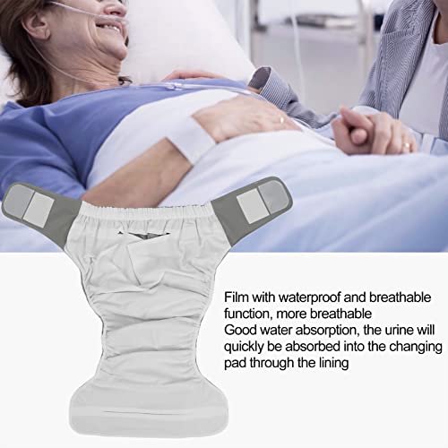 Miniatura 2 de Pañal De Tela Para Adultos, Pañales De Tela Para Adolescentes Con Cierres De Gancho, Pañales Reutilizables, Lavables, Transpirables Para Incontinencia De Ancianos, Sin Fugas Durante La Noche