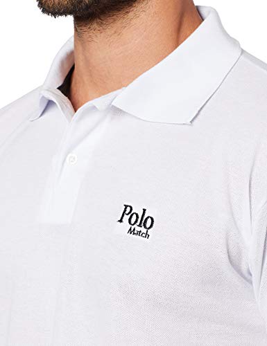Polo Match Kit com Três Camisas Polo Piquet Regular Fit M, Branco/Preto/Marinho