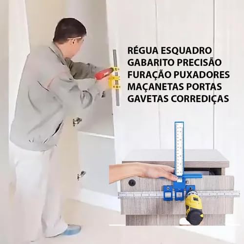 Esquadro Gabarito De Precisão Para Furação