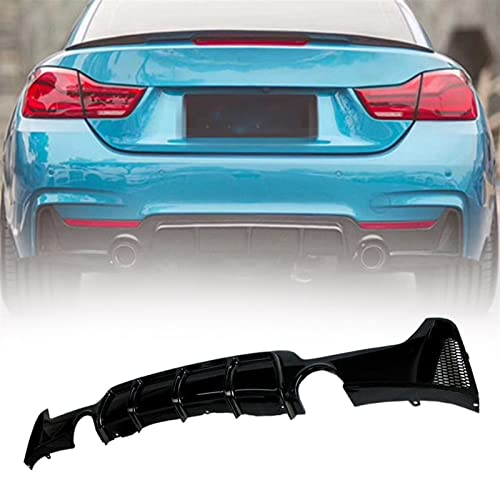 Diffuseur arrière BMW F32 F33 F36 M Sport avec une finition noir brillant haut de gamme