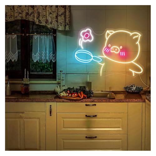 Enseigne lumineuse néon œuf au plat variateur lumière