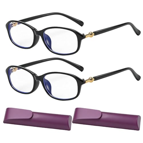 2 Stück Autozoom Lesebrille, Intelligente Zoom Lesebrille, Anti Blaulicht Brille, Lesebrilles mit Automatischem Zooms für Herren Und Frauen, Gleitsichtbrille Smart Glasses, Fokusanpassung Klare