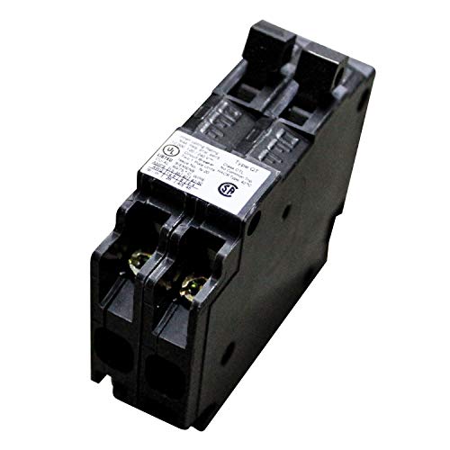 Siemens Parallax Power Components ITEQ3020 30/20A Duplex Circuit Breaker, Black