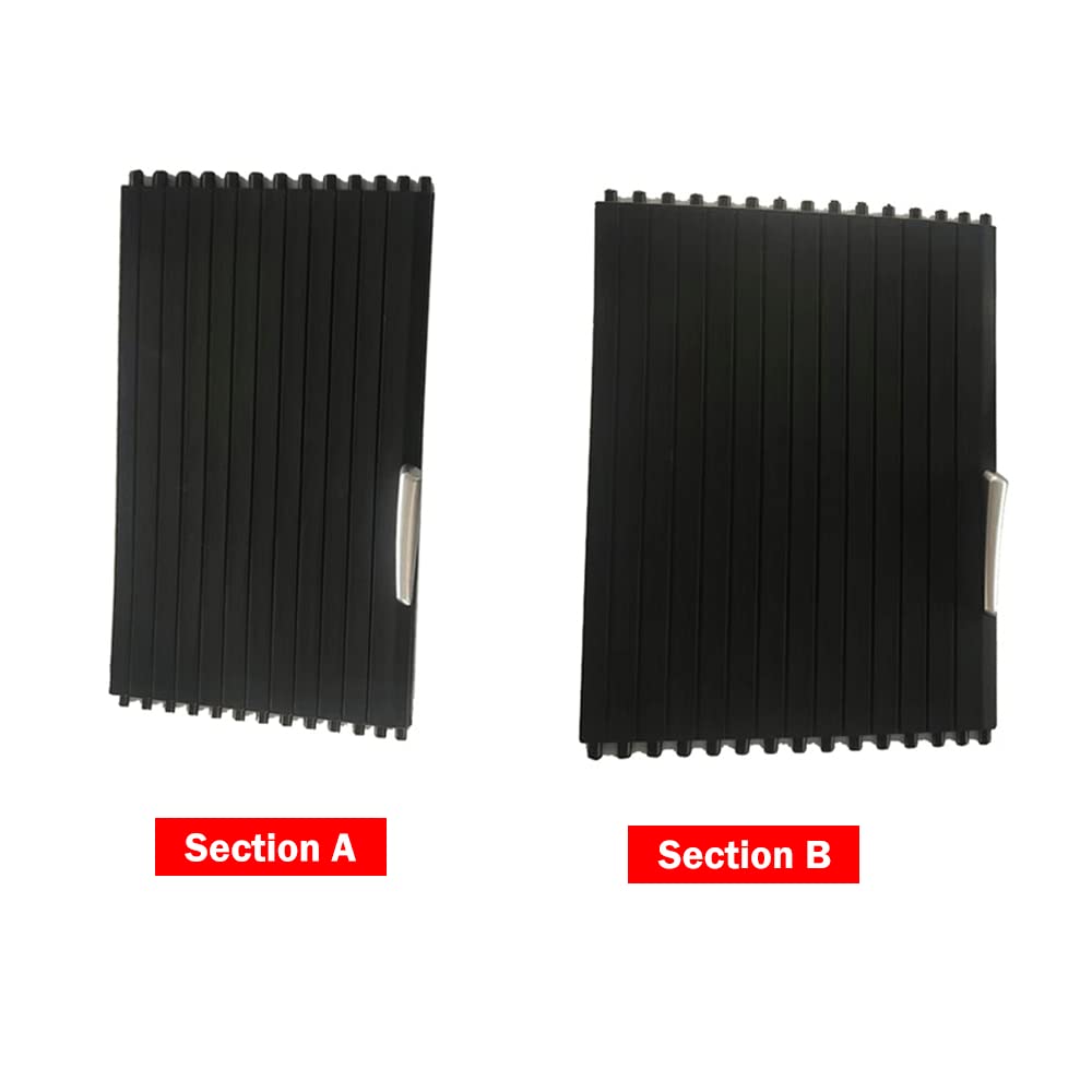 Tenda avvolgibile con cerniera per rivestimento interno del portabicchieri Compatibile con BMW X5 X6 E70 E71 E72 2007-2014 51166954943