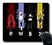Price comparison product image NEW Custom Fascinating Mouse Pad with Monty Oum Montyoum Rwby Ruby Rose Weiss Schnee Blake Belladonna Yang Xiao Long Non-Slip Neoprene Rubber Standard Size 9 Inch(220mm) X 7 Inch(180mm) X 1/8 Inch(3mm) Desktop Mousepad Laptop Mousepads Comfortable Computer Mouse Mat