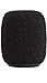 Shure RK183WS Black Snap-Fit Foam Windscreens for MX183 MX184 MX185 Beta 98 WL183 WL184 & WL185 (4)