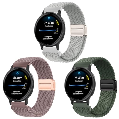 [SUGARJAR] �y3�{�Z�b�g�z �҂ݍ��݃X�g���b�v Garmin Vivoactive 5/3/Luxe 42mm/HR�AVenu/Venu 2Plus,Venu SQ/SQ2/SQ2 Music,ForeAthlete 55/245/645�A20m