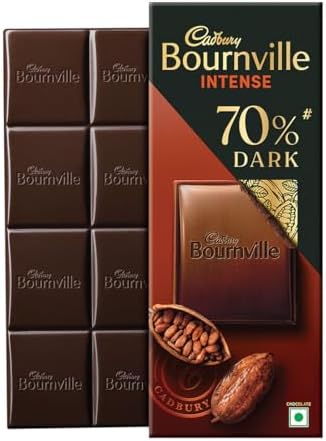 Cadbury Bournville Rich Cocoa 70% Dark Chocolate Bar, 75 Gm