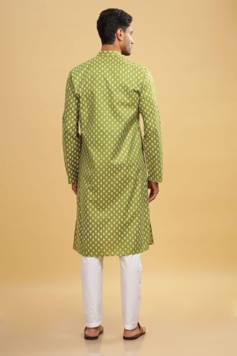 Image of BE ACTIVE Cotton Kurta for Men | Traditional and Refined Design | Indian Kurta | Full Sleeve Kurta