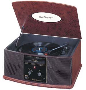 Denon 音聴箱 卓上型プレーヤー 木目 GP-S30